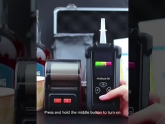 Μικρό μέγεθος αναλυτής αναπνοής αλκοόλ ελαφρύ προσωπικό ανιχνευτή αλκοόλ αίματος